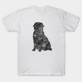 Golden Retriever black and white T-Shirt